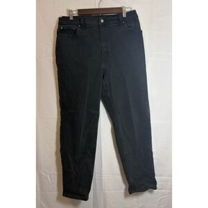 Vintage Levi's 550 Relaxed Fit Tapered Leg Black Jeans Western Size 16 Mis S